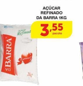 Roldão Açúcar refinado da barra 1kg oferta