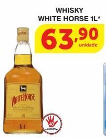 Roldão Whisky white horse 1l* oferta