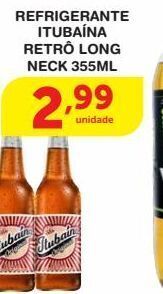 Roldão Refrigerante itubaína retrô long neck 355ml oferta