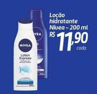 Comper Loção hidratante nivea oferta