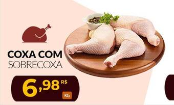 Mercadão Atacadista Coxa com sobrecoxa oferta