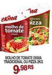 Mercadão Atacadista Molho de tomate ekma tradicional ou pizza oferta
