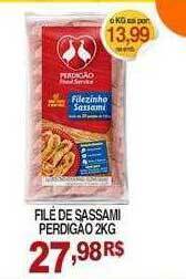 Mercadão Atacadista Filé de sassami perdigão oferta