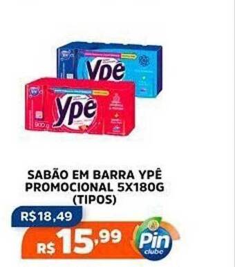 Pinheiro Supermercado Sabão em barra ypê promocional tipos oferta