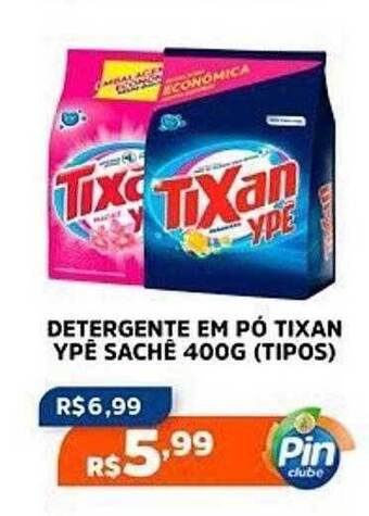 Detergente em pó tixan ypê tipos