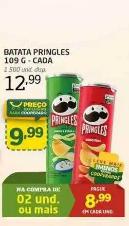 Cooper Batata pringles cada oferta