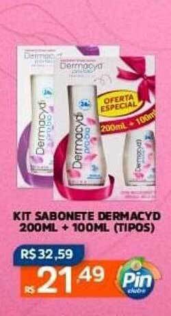 Kit sabonete dermacyd tipos