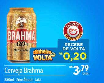 Supermercados Condor Cerveja brahma oferta