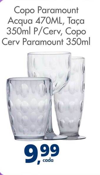 Delta Supermercados Copo paramount acqua taça p-cerv, copo cerv paramount oferta