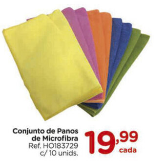 Carrefour Conjunto de Panos de MIcrofibra c/10 unids. oferta
