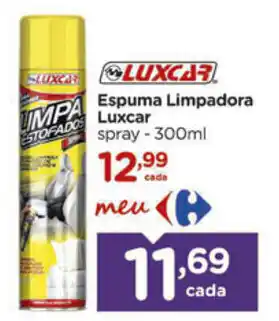 Carrefour Espuma Limpadora Luxcar 300ml oferta