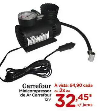 Carrefour Minicompressor de Ar Carrefour oferta