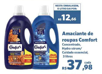 Sam's Club Amaciante de Roupas Comfort 3L oferta