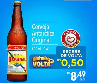 Supermercados Condor Cerveja antarctica original 600ml ow oferta