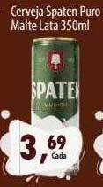 Paulistão Supermercados Cerveja spaten puro malte lata oferta