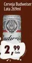 Paulistão Supermercados Cerveja budweiser lata oferta
