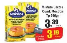 Higa's Supermercado Mistura Láctea Cond. Mococa tp 395g oferta