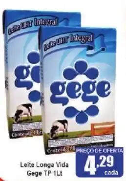Higa's Supermercado Leite Longa Vida Gege Tp 1L oferta