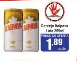 Higa's Supermercado Cerveja Itaipava lata 269ml oferta