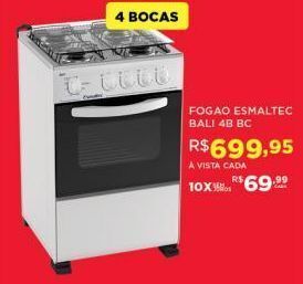 DB Supermercados Fogão esmaltec bali oferta
