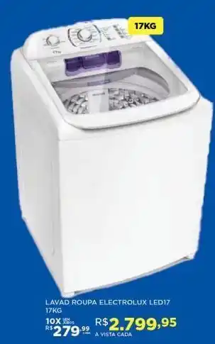 DB Supermercados Lavadora electrolux 17kg oferta