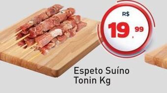 Espeto suíno tonin kg