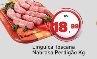 Tonin Superatacado Linguiça toscana nabrasa perdigão kg oferta