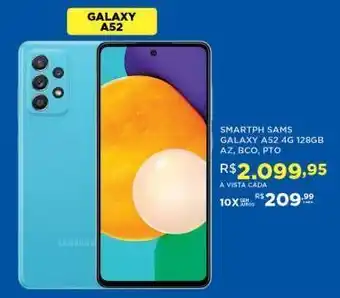 DB Supermercados Smartphone samsung galaxy a52 4g 128gb oferta