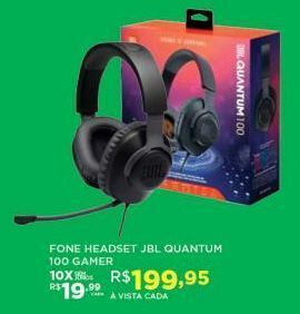 Fone headset jbl quantum 100 gamer