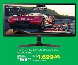 Monitor lg gamer 29 led full