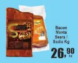 Higa's Supermercado Bacon Manta Seara/ Sadia 1kg oferta