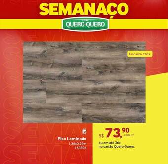 Quero Quero Piso laminado oferta