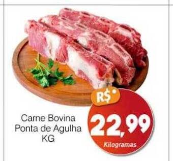 Supermercado Bem Barato Carne bovina ponta de agulha kg oferta