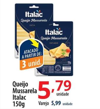 Akki Atacadista Queijo mussarela italac oferta