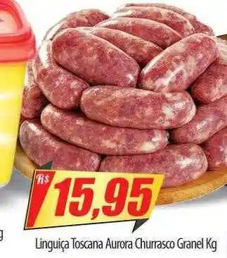 Preço Certo Linguiça toscana aurora churrasco granel kg oferta
