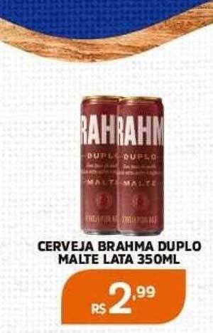 Pinheiro Supermercado Cerveja brahma duplo malte lata oferta