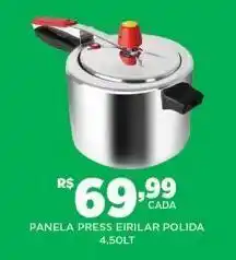 DB Supermercados Panela de pressão eirilar polida 4,50lt oferta