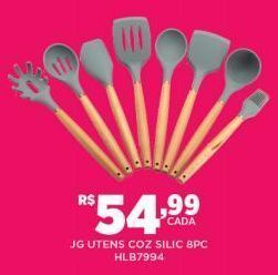 DB Supermercados Jg utensílios de cozinha silic 8pc oferta