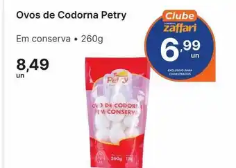 Zaffari Ovos de codorna petry oferta