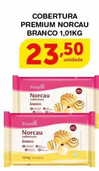 Roldão Cobertura premium norcau branco oferta