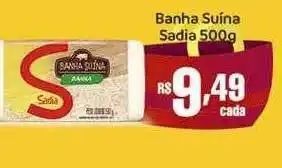 Supermercados Rondon Banha suína sadia oferta