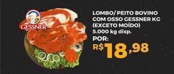 Cooper Lombo peito bovino com osso gessner kg exceto moído oferta