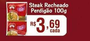 Supermercados Rondon Steak recheado perdigão oferta