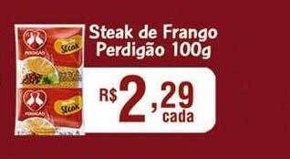 Supermercados Rondon Steak de frango perdigão oferta