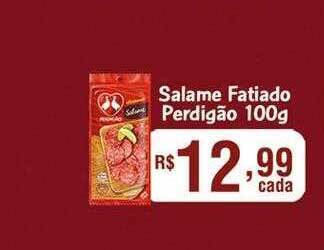 Supermercados Rondon Salame fatiado perdigão oferta