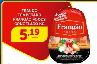 Roldão Frango temperado frangão foods congelado kg oferta