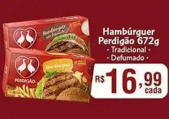 Supermercados Rondon Hambúrguer perdigão 672g oferta