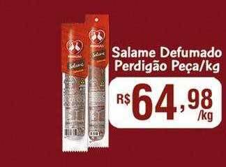 Supermercados Rondon Salame defumado perdigão peça kg oferta