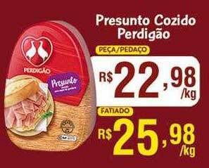 Supermercados Rondon Presunto cozido perdigão oferta