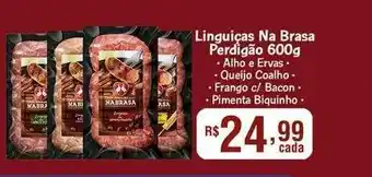 Supermercados Rondon Linguiças na brasa perdigão 600g oferta